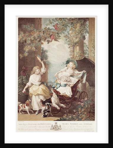 Princesses Mary, Sophia and Amelia, daughters of George III by John Singleton Copley