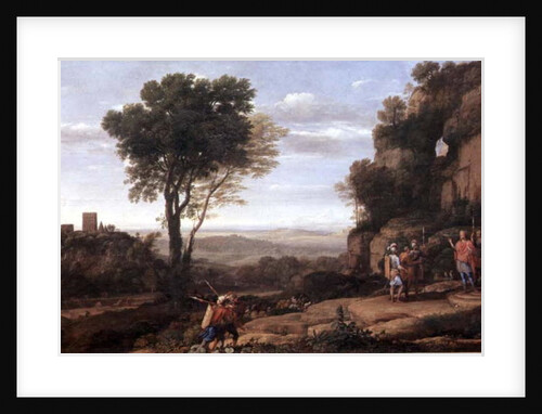 Landscape with David at the Cave of Abdullam, 1658 by Claude Lorrain