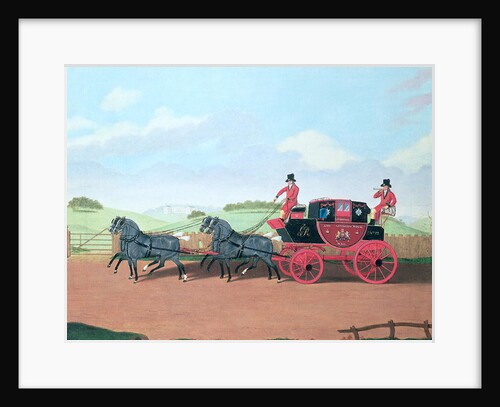 The Liverpool and London Royal Mail Coach, 1812 by James Pollard