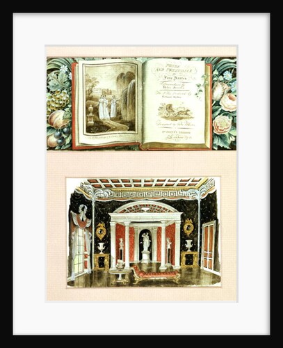 Designs for 'Pride and Prejudice' produced at St. James's Theatre, February 1936 by Rex Whistler