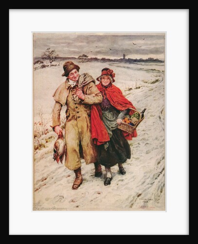 Christmas Shopping, 1928 by Frank Dadd