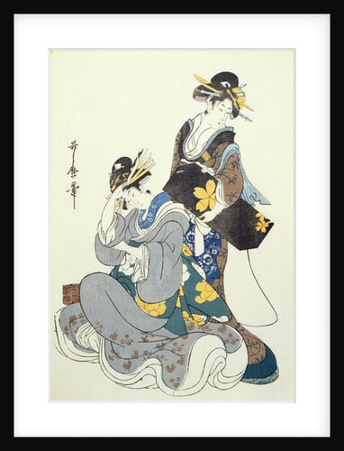 Two Female Figures by Kitagawa Utamaro