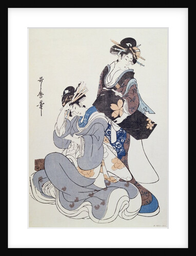 Two Female Figures by Kitagawa Utamaro