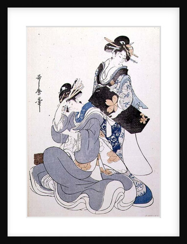 Two Female Figures by Kitagawa Utamaro