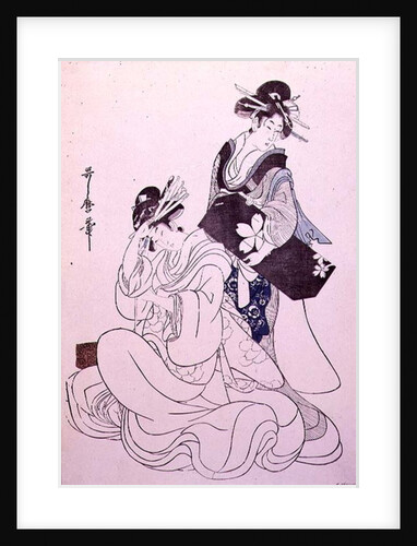 Two Female Figures by Kitagawa Utamaro