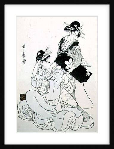Two Female Figures by Kitagawa Utamaro