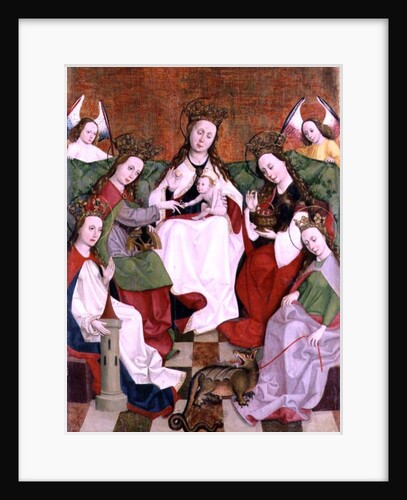 The Mystical Betrothal of St. Catherine, c.1500 by Hungarian School