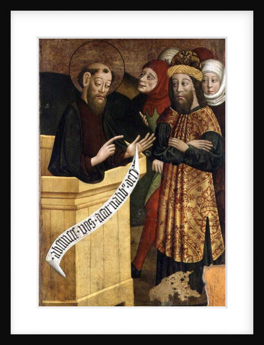 Panel of the former high altarpiece of the Church of Saint Peter and Saint Paul in Csíksomlyó, c.1480 by Hungarian School