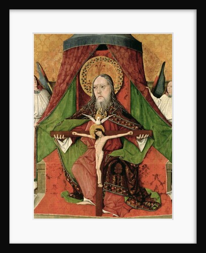 The Holy Trinity, central panel of the high altarpiece of the Church of the Holy Trinity in Mosóc 1471 by GH Master