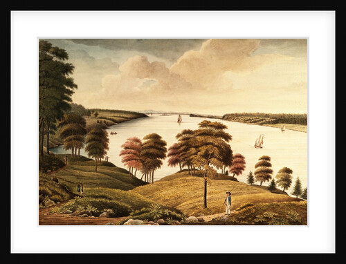 View of the Hudson River from Fort Knyphansen by Thomas Davies