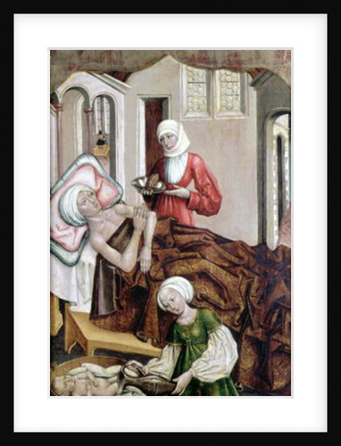 The Birth of St. John the Baptist, Kisszeben, 1490 by Hungarian School