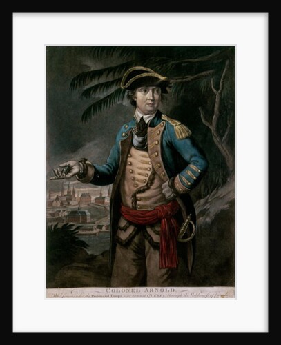 Colonel Benedict Arnold, pub. London, 1776 by English School