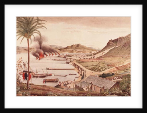 Gibraltar on the morning after the great Franco-Spanish attack, 1783 by Thomas Davies