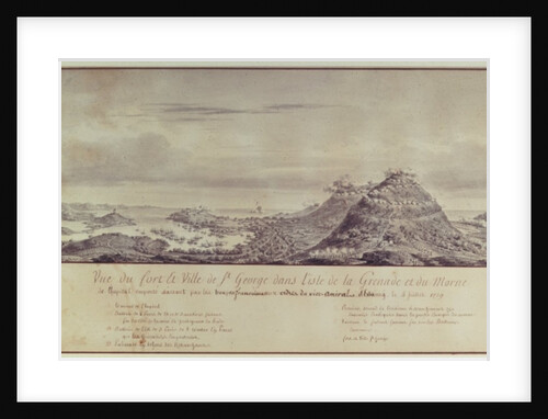 The French Capture Grenada by Pierre Ozanne