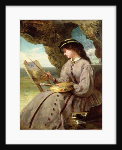 The Fair Amateur, 1862 by Abraham Solomon