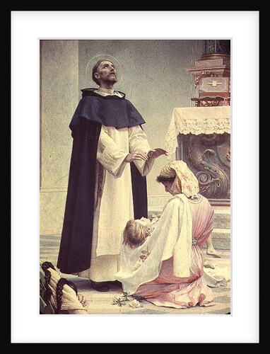 St. Dominic by Vlaho Bukovac