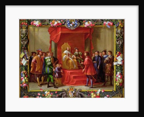 Peter IV, King of Aragon being visited by Guillaume-Raymond Moncada by Jan van & Primo Luigi Kessel