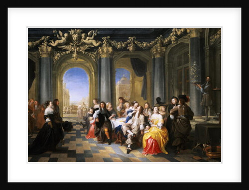 A Feast in an Interior by Hieronymus Janssens