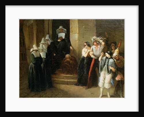 The Masked Ball, c.1870 by Henri Victor Deveria