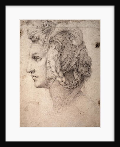 Study of Head by Michelangelo Buonarroti