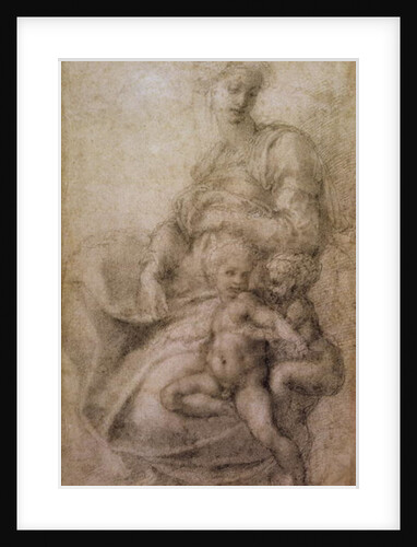 The Virgin and Child with the infant Baptist, c.1530 by Michelangelo Buonarroti