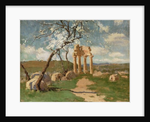 Almond Trees and Ruins, Sicily, c.1887 by John Peter Russell