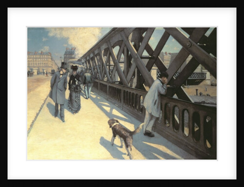 The Bridge of Europe, Paris 1876 by Gustave Caillebotte