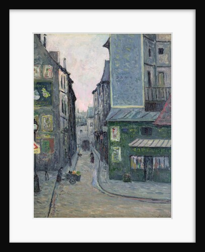 Place Saint Andre des Arts, Rue Suger, Paris by Maxime Emile Louis Maufra
