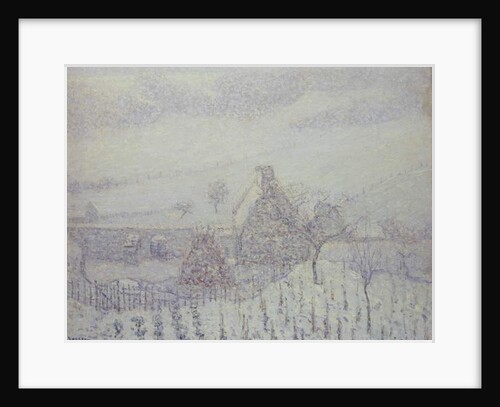 Blizzard at Hedouville by Gustave Loiseau