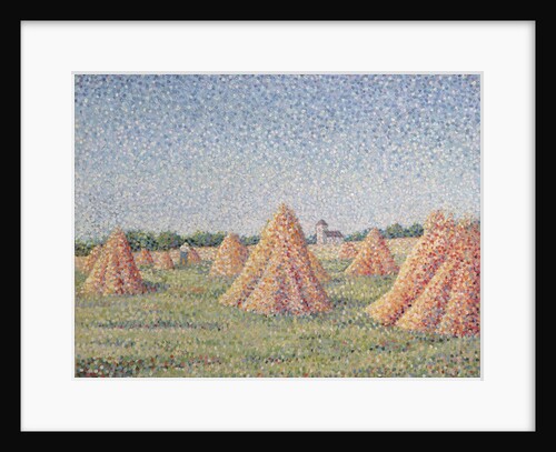 The Harvest, 1890 by Charles Angrand