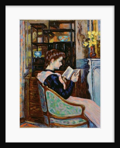 Mlle. Guillaumin reading, 1907 by Jean Baptiste Armand Guillaumin