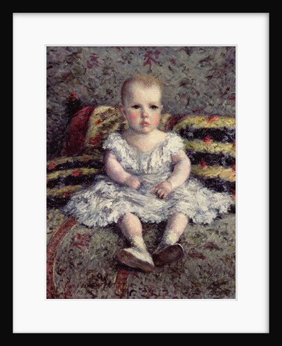 Child on a sofa, 1885 by Gustave Caillebotte