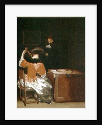 Music Lesson by Gerard ter Borch or Terborch