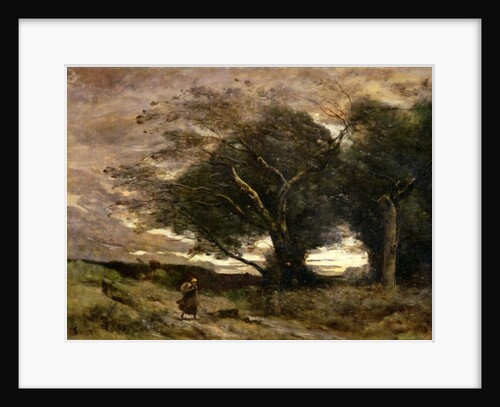 Gust of Wind, 1866 by Jean Baptiste Camille Corot