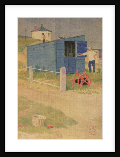 The Blue Shed, 1923 by Joseph Edward Southall
