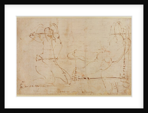 Study for River God by Michelangelo Buonarroti