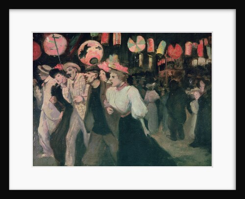 The 14th July 1895 by Theophile Alexandre Steinlen