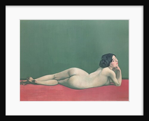 Nude Stretched out on a Piece of Cloth, 1909 by Felix Edouard Vallotton