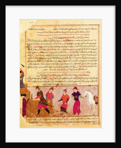 Genghis Khan and his sons by Rashid al-Din by Islamic School
