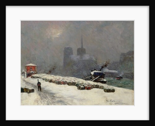 Notre Dame in the Snow, 1904 by Siebe Johannes Ten Kate
