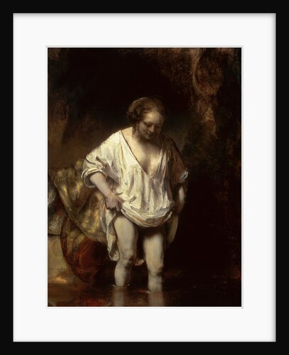 Woman Bathing in a Stream, 1654 by Rembrandt Harmensz. van Rijn