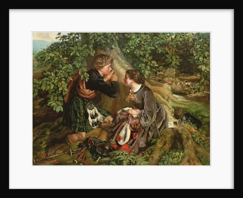 Scottish Lovers,1863 by Daniel Maclise