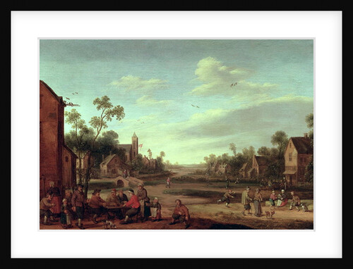 A Wooded River Landscape, 1646 by Joost Cornelisz Droochsloot