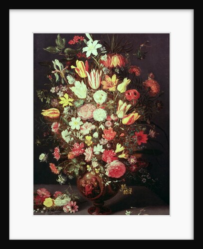 Flowers in a vase by Phillipe de Marlier
