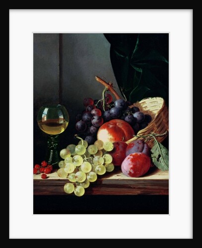 Grapes and plums by Edward Ladell