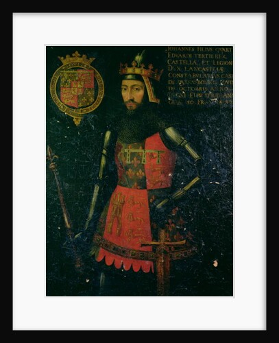 John of Gaunt, Duke of Lancaster by Lucas (attributed to) Cornelisz