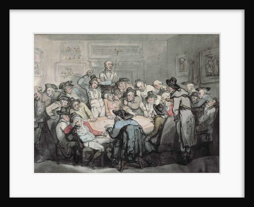 The Hazard Room by Thomas Rowlandson