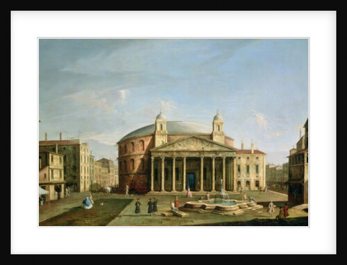 The Pantheon in Rome by Bernardo Bellotto