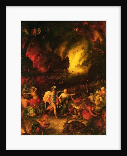 Aeneas in Hades by Jan the Elder Brueghel