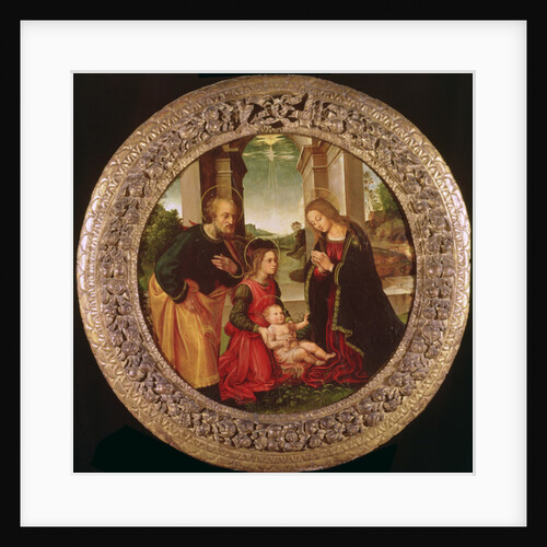 The Holy Family with an Angel by (1476-1524) Capponi